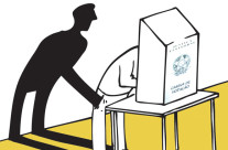 Illustration for newspaper. Technique: digital painting