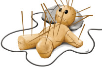 Illustration for newspaper. Technique: digital painting