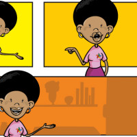 Illustration for brochure. Theme: PETI. Technique: digital painting