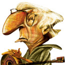 Juca Chaves – Technique: digital painting