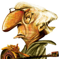 Juca Chaves – Técnica: pintura digital