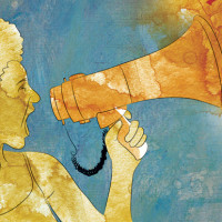 Illustration on politics for women